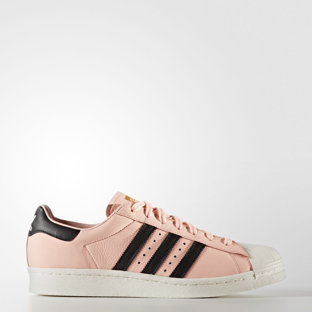 Adidas Superstar Boost - Originals γυναικεια - Κοραλι/Μαυρα/Ασπρα,Μέγεθος: EU 36 – 54 2/3 (537CSMNU)